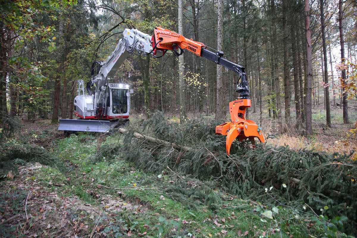 Fällgreifer Westtech CS 510 Crane Greifersäge
