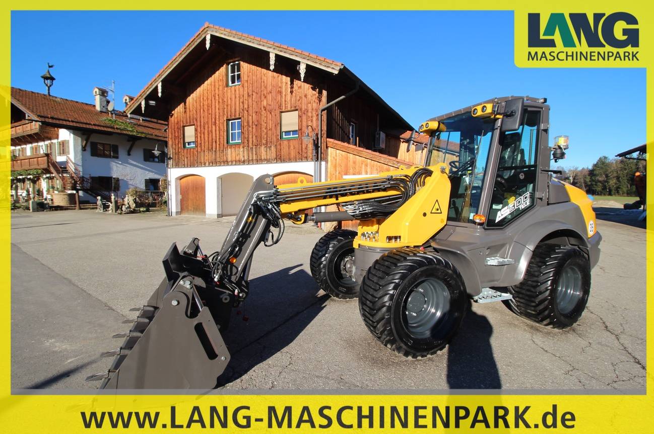 Rad- und Teleskoplader Mecalac AS 900 Tele inkl. Schaufel & Gabel