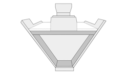 Trapez- Grabenprofillöffel