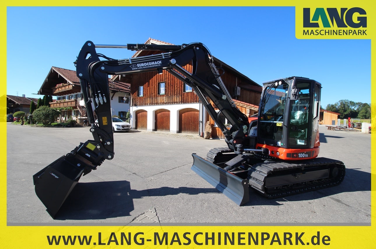 Bagger und Minibagger - Eurocomach 100 TR inkl. Powertilt & Löffelset