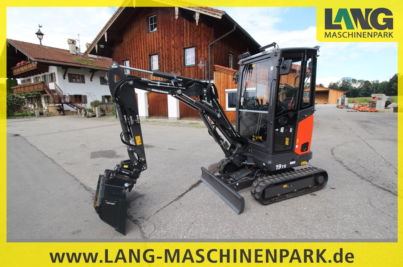 Bagger und Minibagger Eurocomach 19 TR inkl. Powertilt & Löffelset