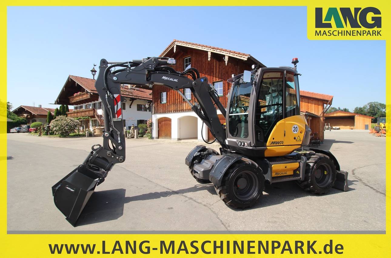 Bagger und Minibagger Mecalac 7 MWR inkl. Powertilt & Löffelset
