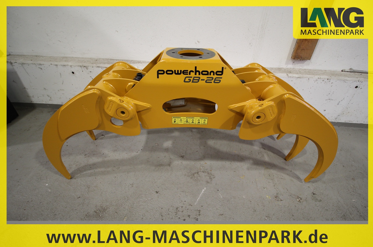 Holzgreifer & Rückezange POWREHAND GB 26 - 5 Fingergreifer