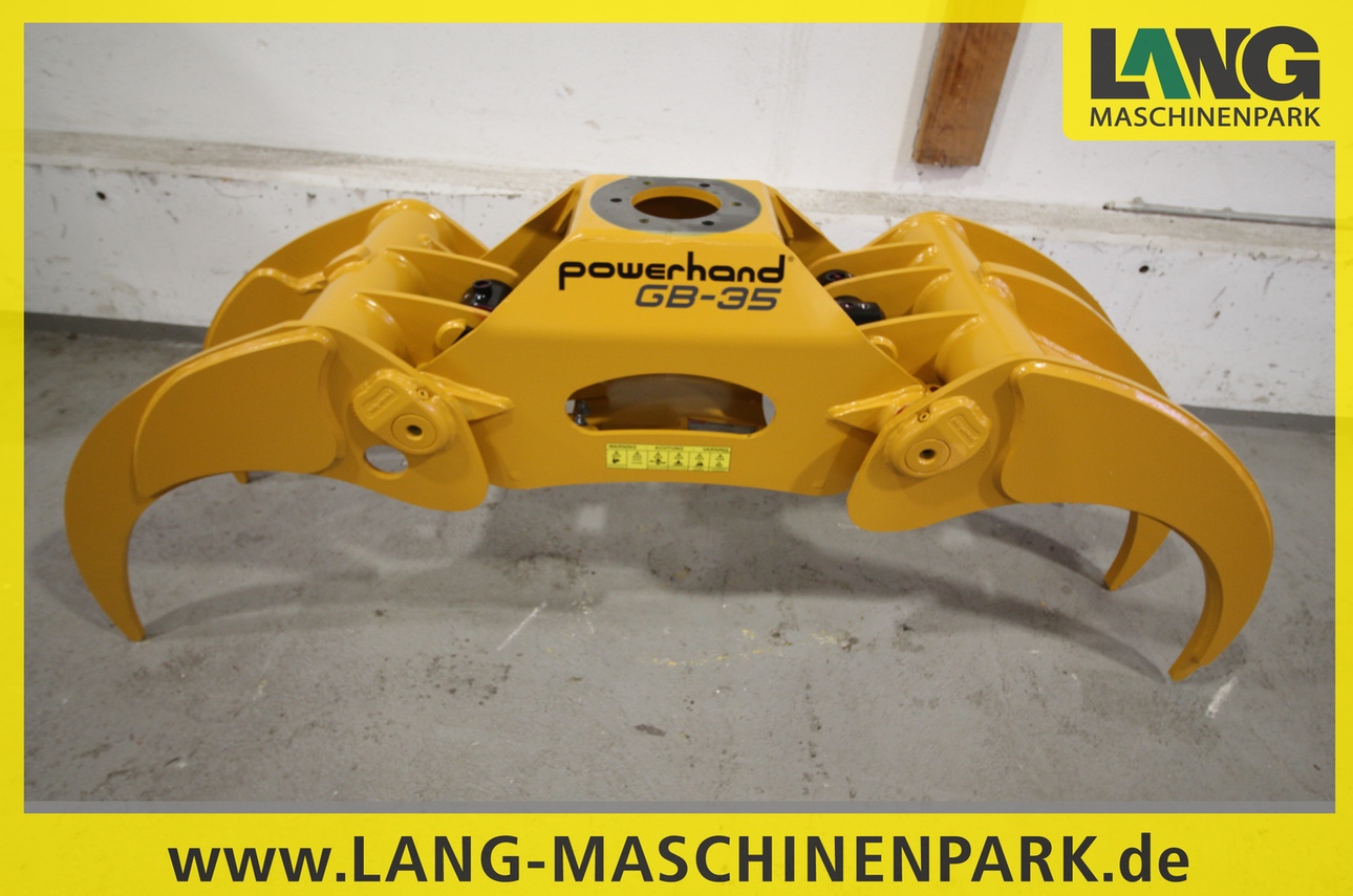 Holzgreifer & Rückezange POWERHAND GB 35 - 5 Fingergreifer