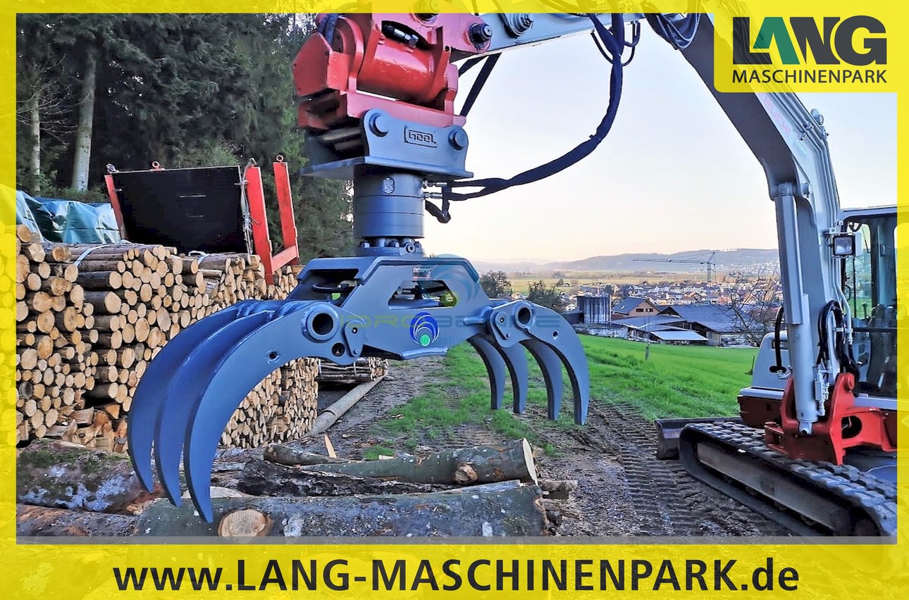 Holzgreifer & Rückezange Idrobenne 4- 7 Fingergreifer