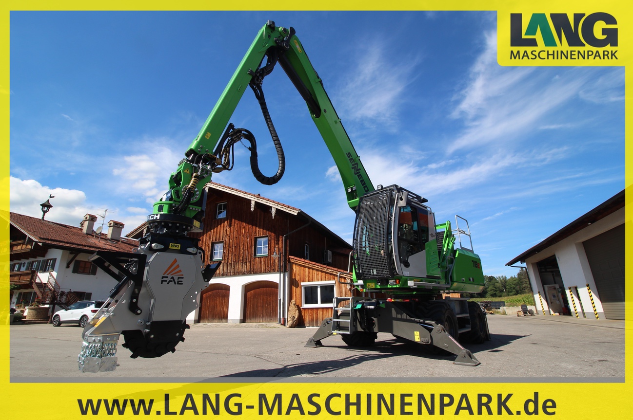 Mulcher Anbaugeräte FAE SCM/EX/VT Stubbenfräse SENNEBOGEN READY