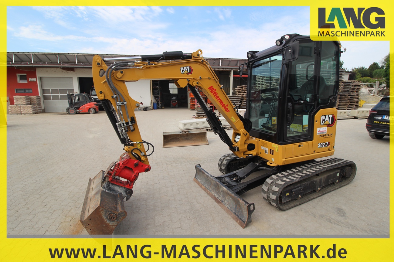 Bagger und Minibagger CAT 302.7 inkl. Powertilt