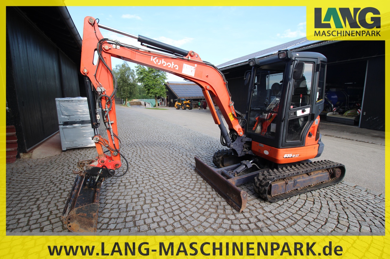 Bagger und Minibagger - Kubota U35-3 Alpha 3 inkl. Löffelset